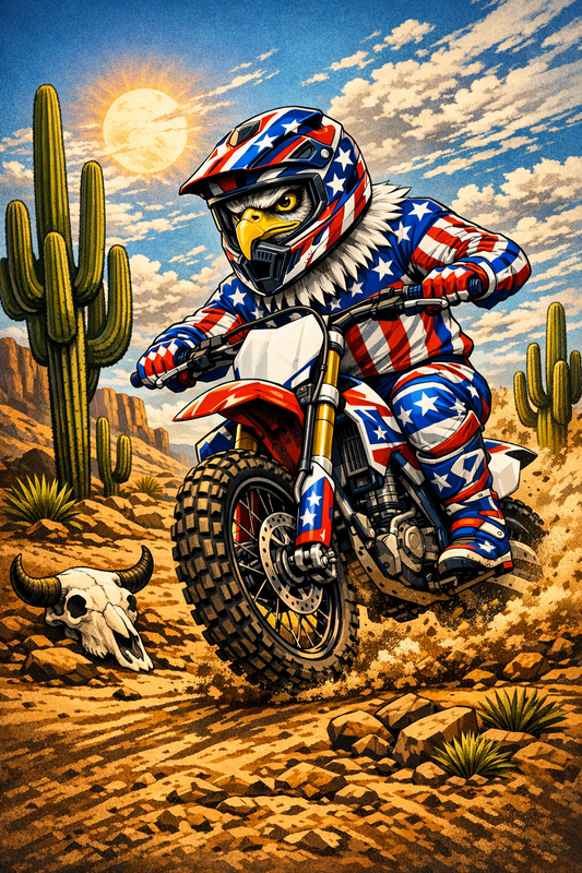 Bald Eagle Desert Moto